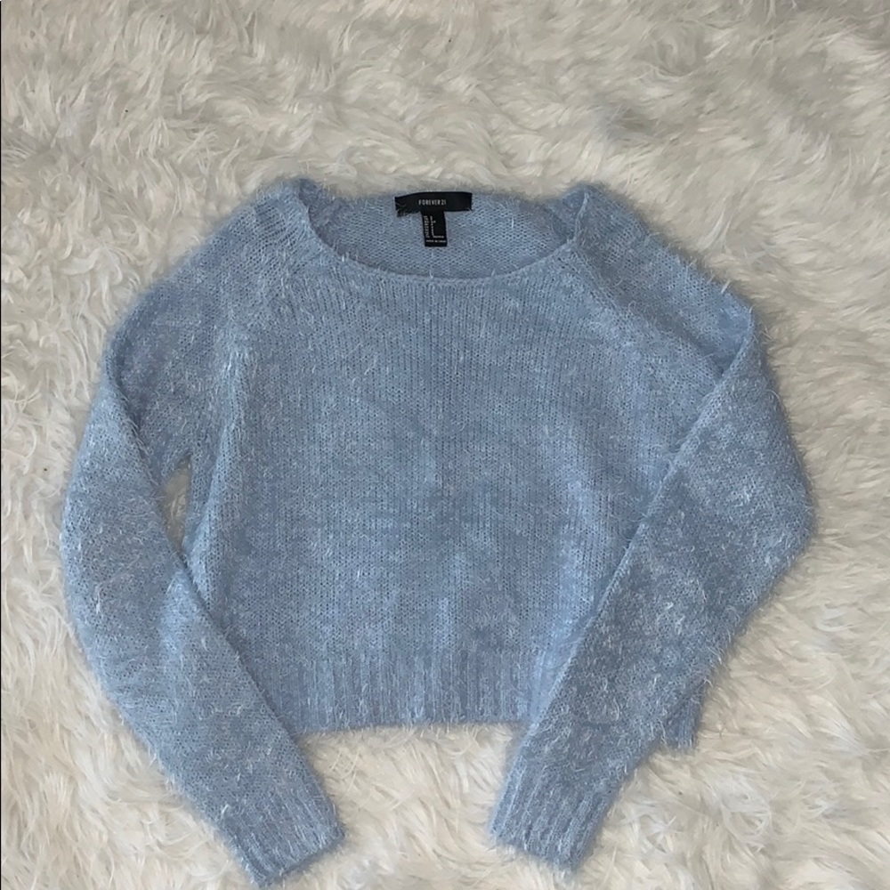 Forever 21 periwinkle blue sweater - Picture 1 of 2
